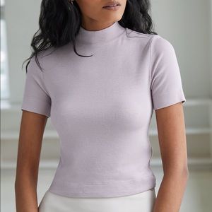 Aritzia Mock Neck T-Shirt